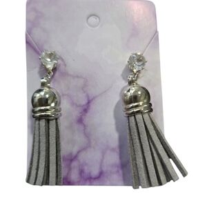Silver Tassel Earrings